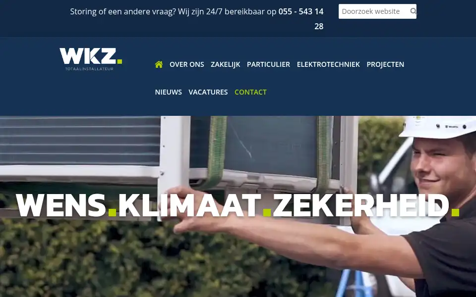 Screenshot of wkz.nl