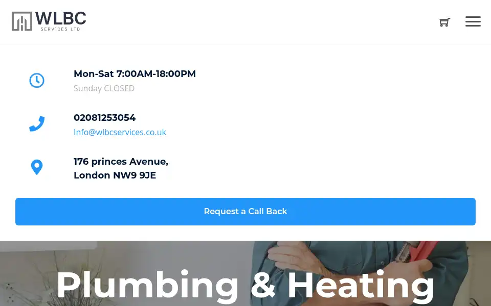 Screenshot of wlbcservices.co.uk
