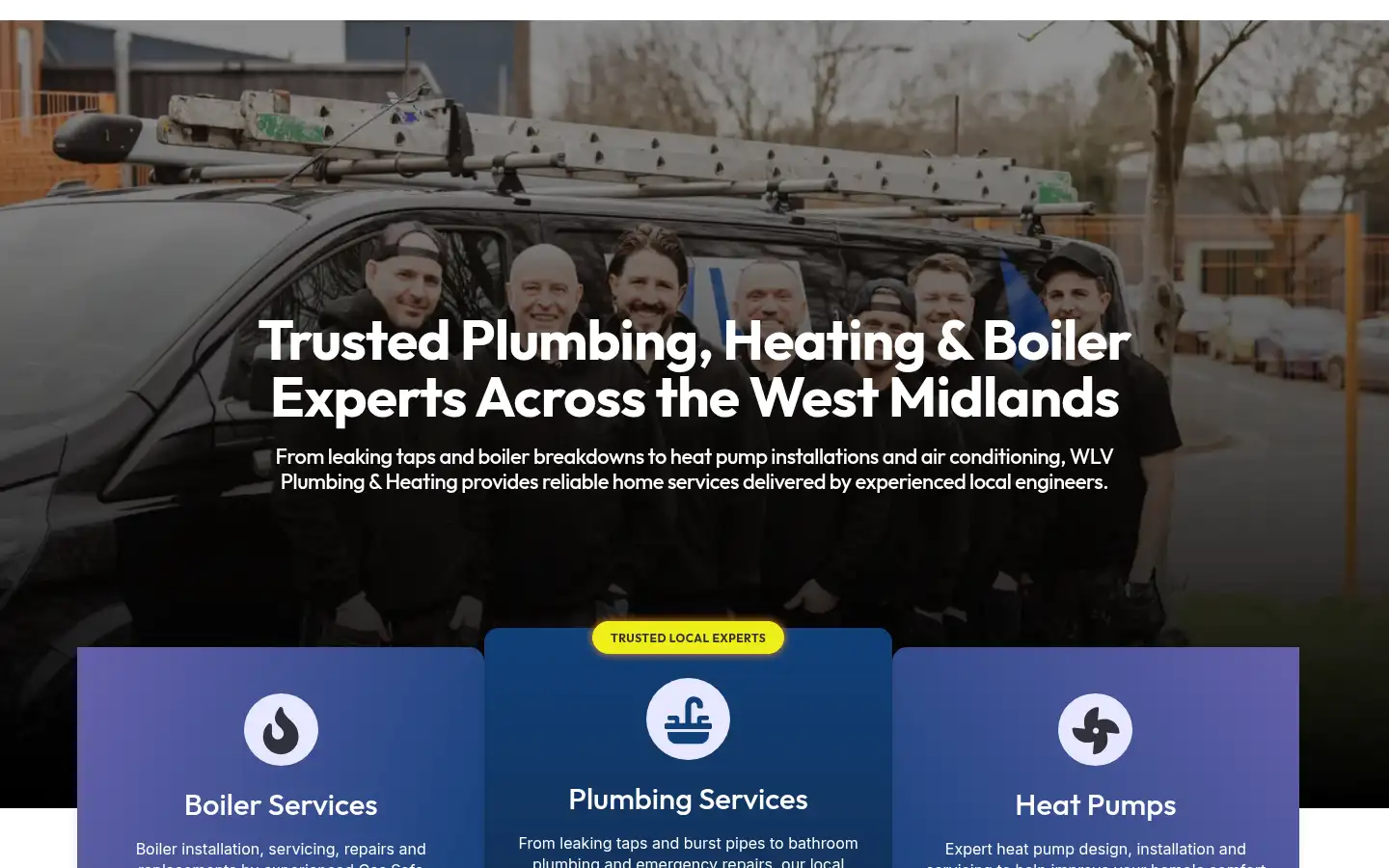 Screenshot of wlvheating.co.uk