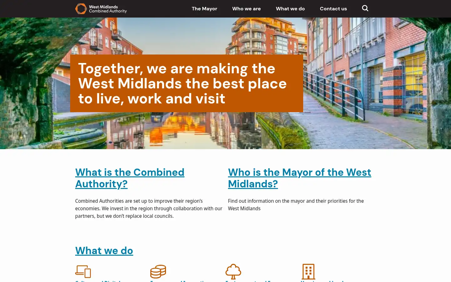 Screenshot of wmca.org.uk