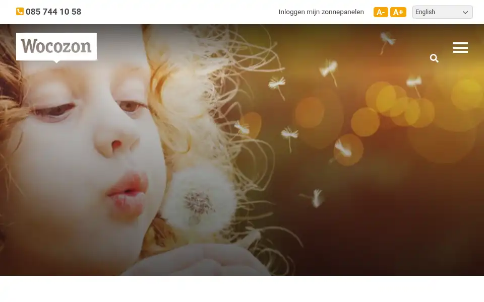 Screenshot of wocozon.nl