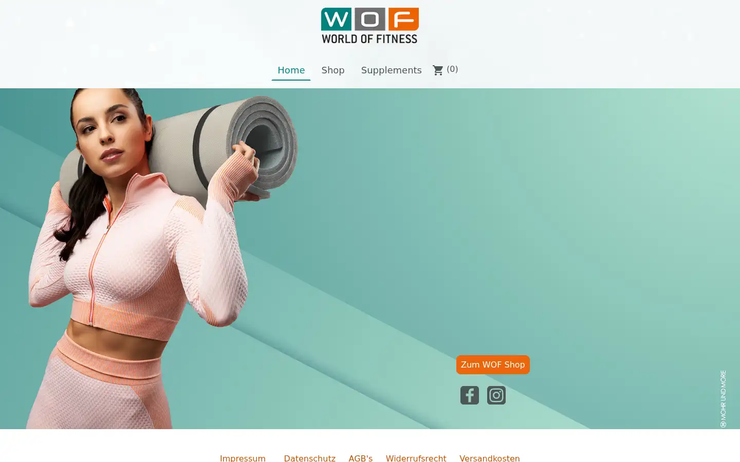 Screenshot of wof-shop.de