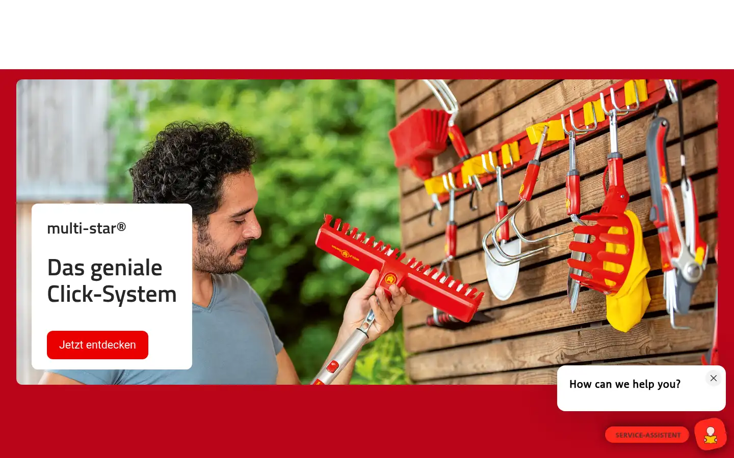 Screenshot of wolf-garten.com