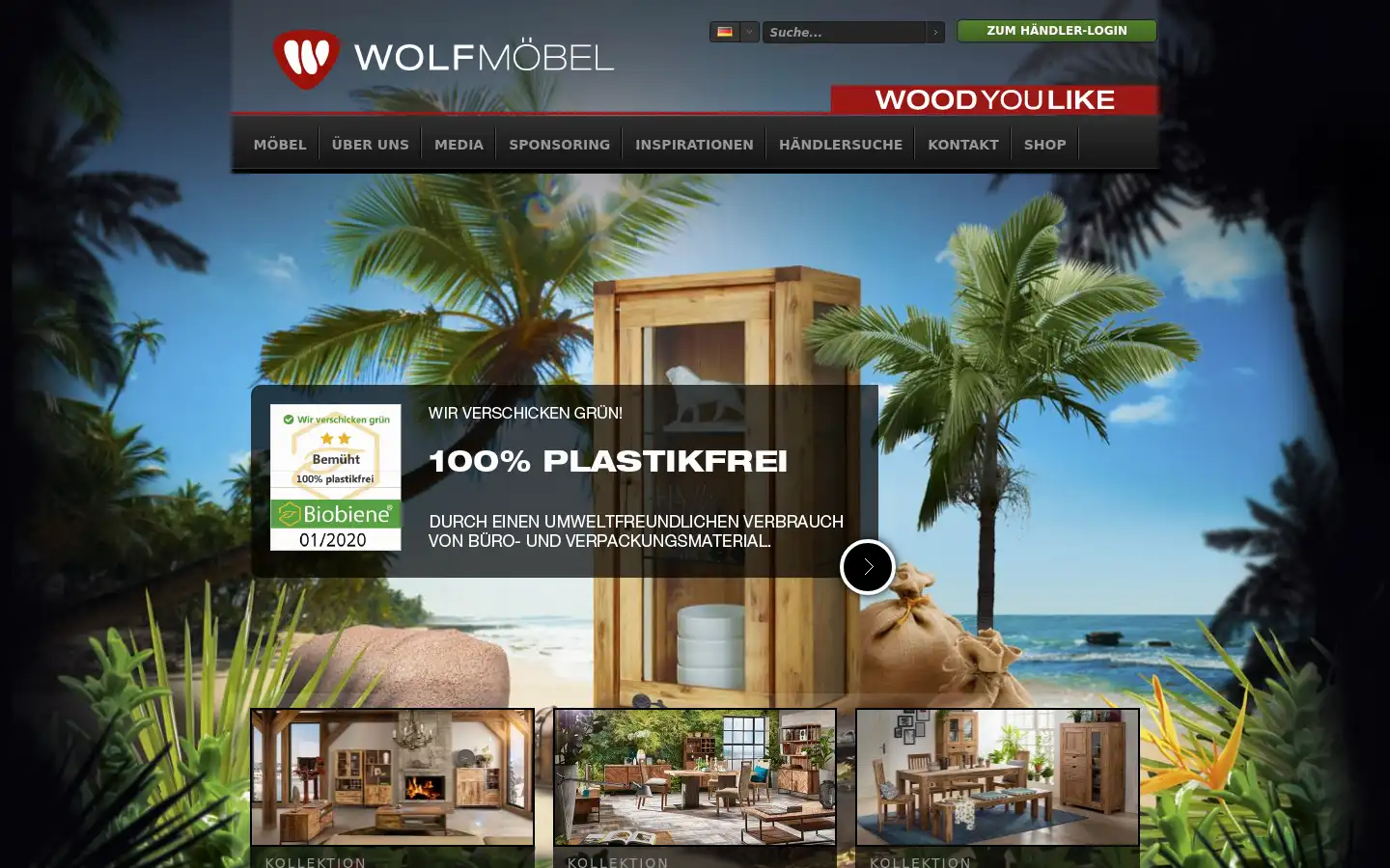Screenshot of wolf-moebel.de