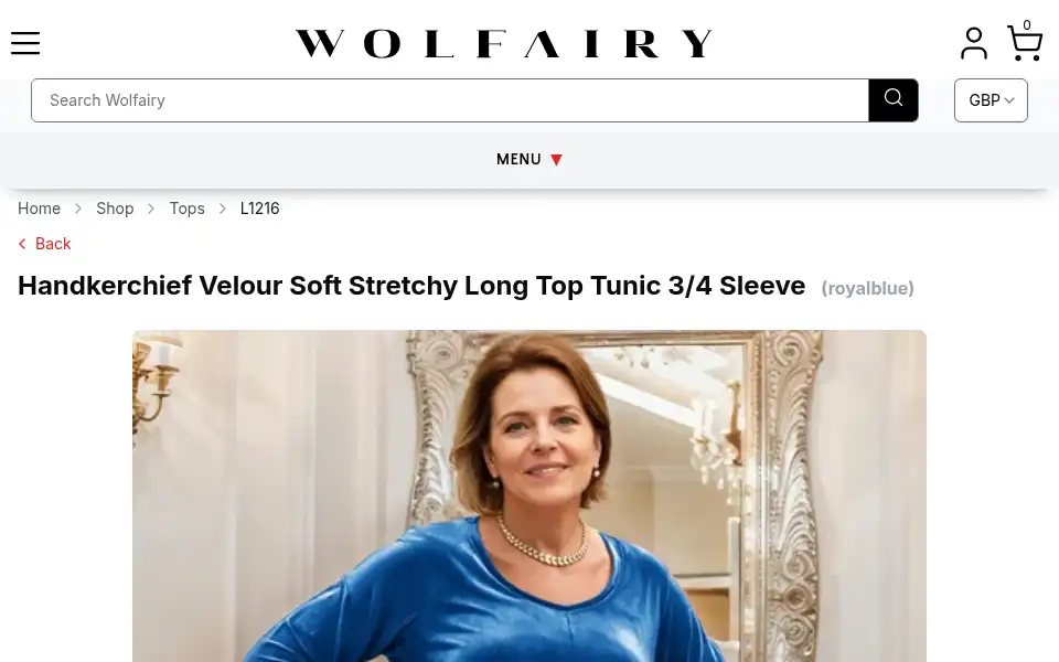 Screenshot of wolfairy.com