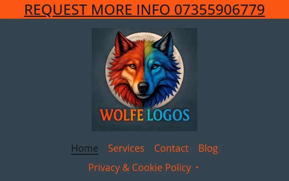 Screenshot of wolfelogos.co.uk