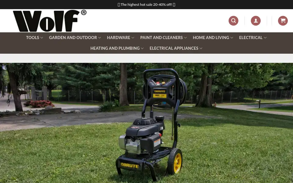 Screenshot of wolfgb.com