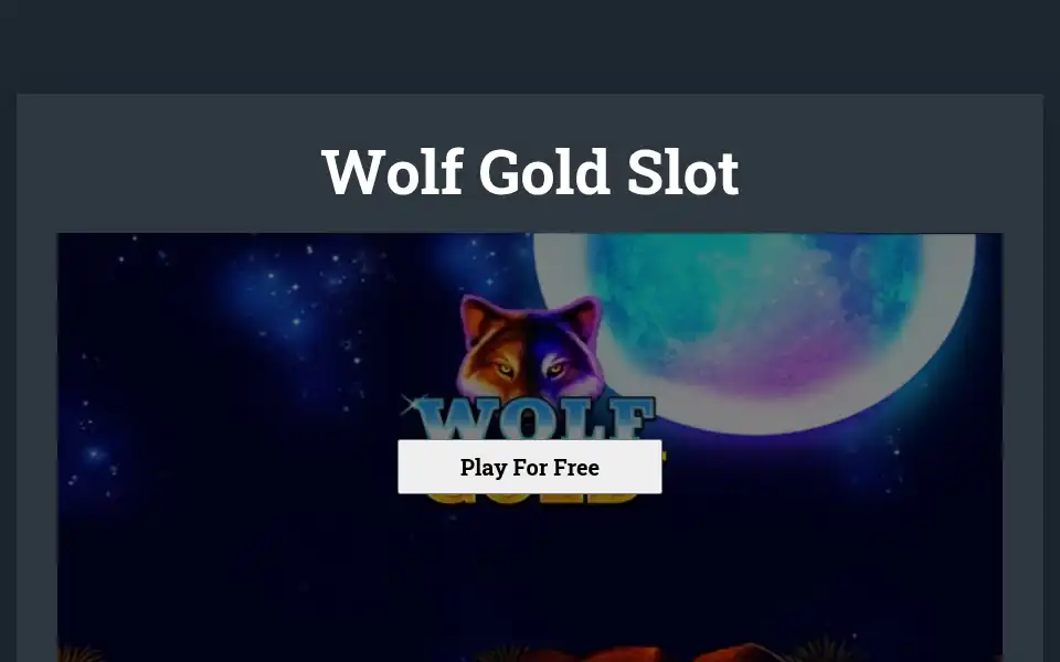 Screenshot of wolfgoldslot.org