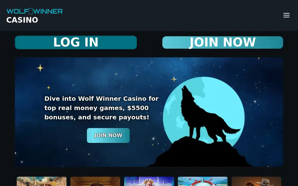 Screenshot of wolfwinner-au.com