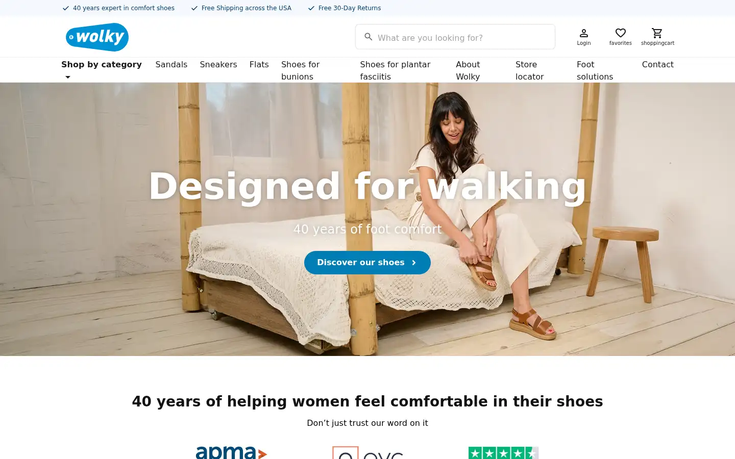 Screenshot of wolky.com