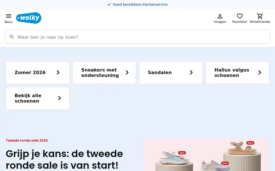 Screenshot of wolkyshop.com