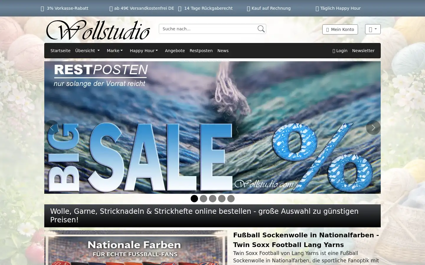 Screenshot of wollstudio.com