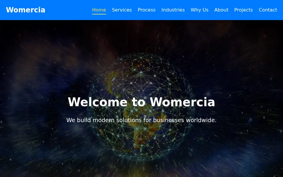 Screenshot of womercia.com