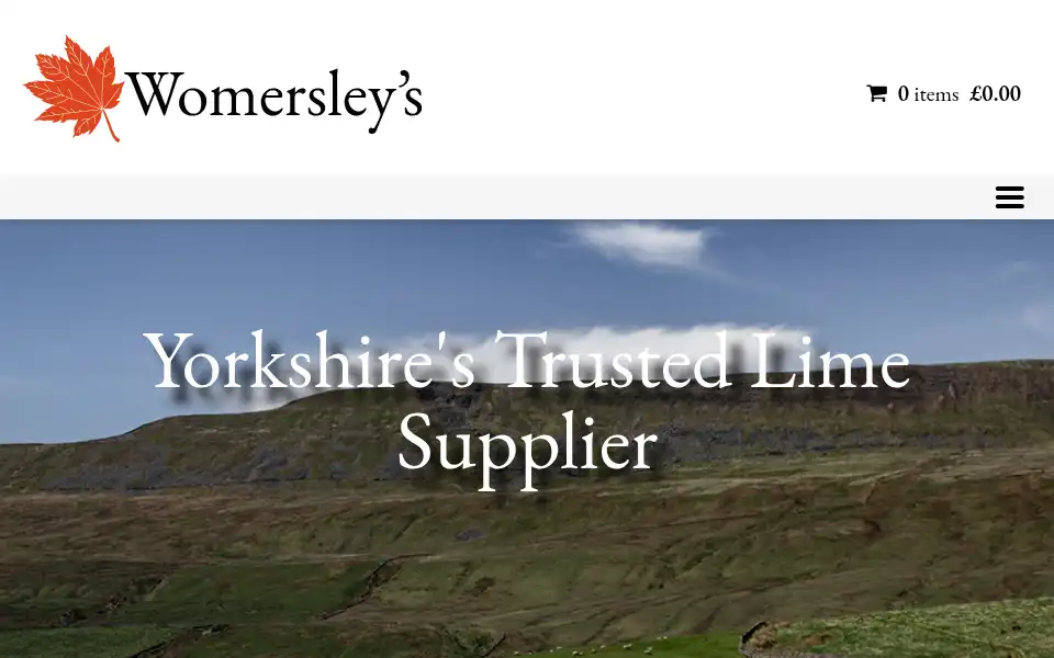 Screenshot of womersleys.co.uk