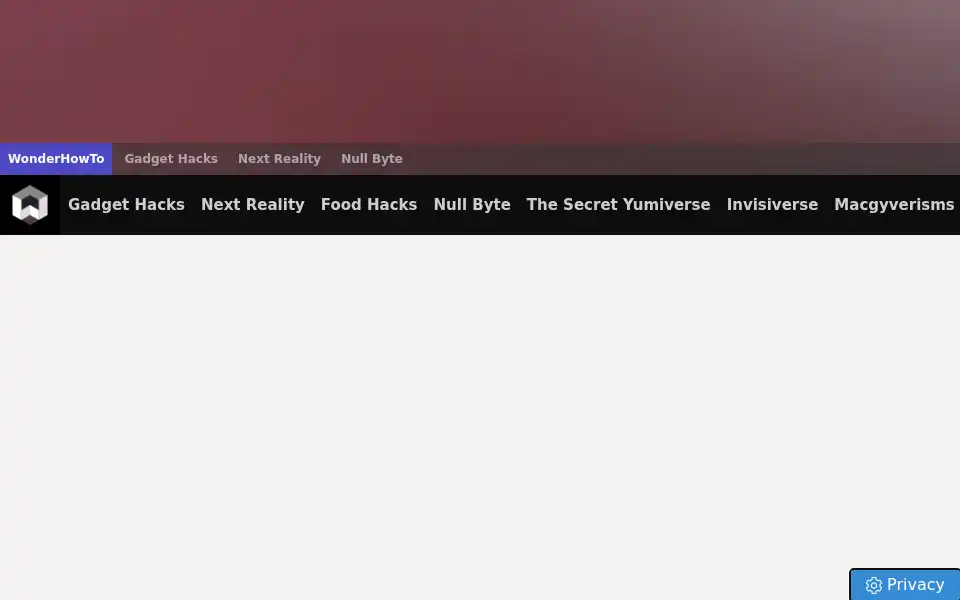 Screenshot of wonderhowto.com