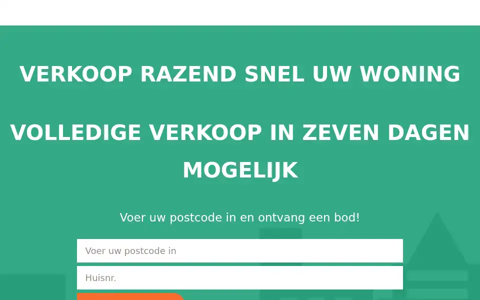 Screenshot of woningenverkopen.nl