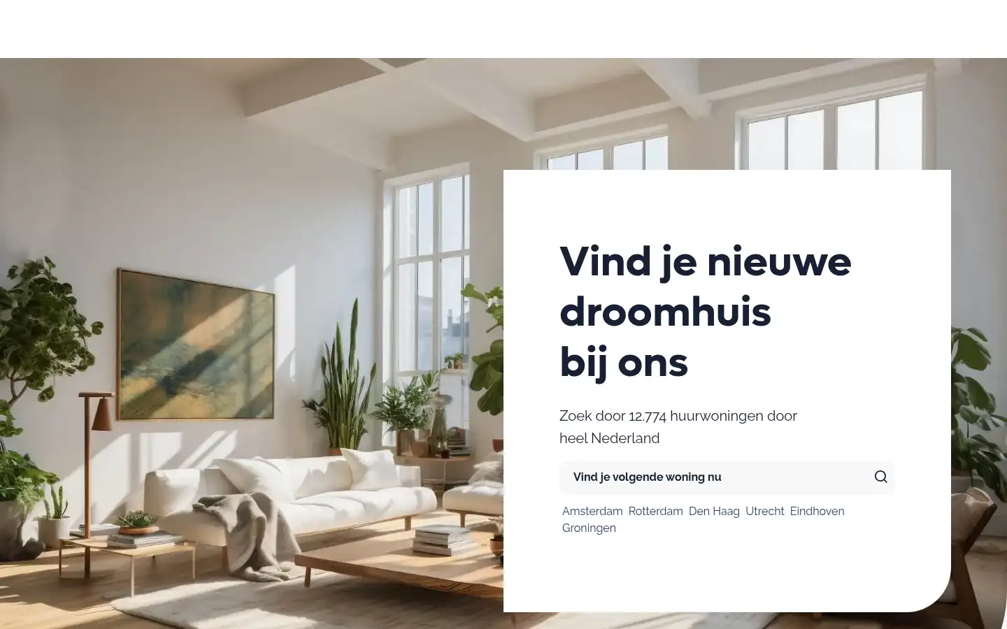 Screenshot of woninghub.nl