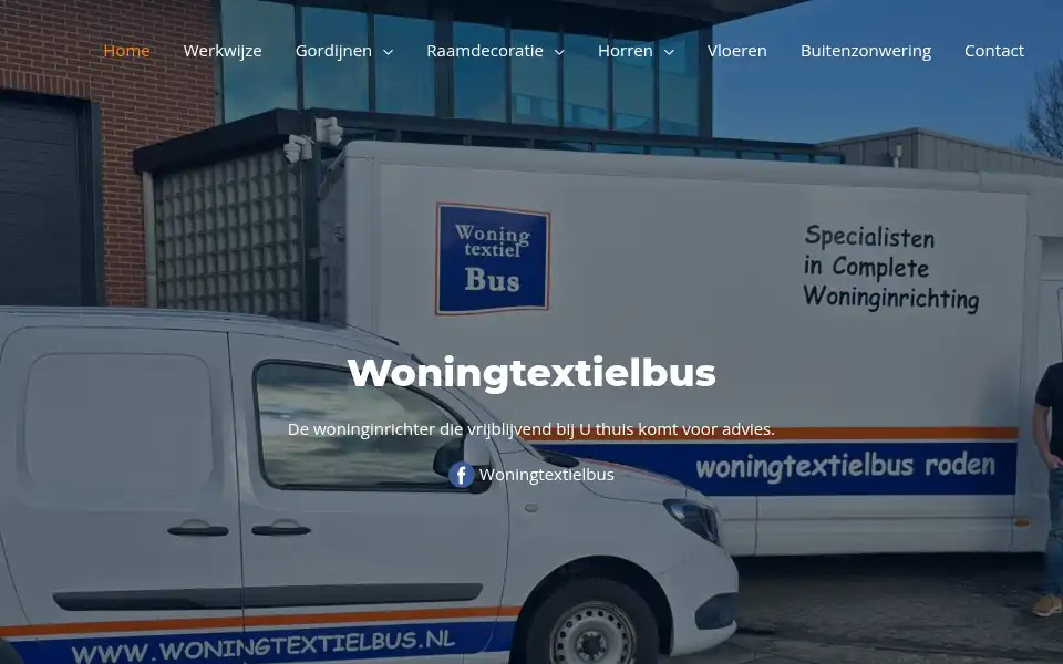 Screenshot of woningtextielbus.nl