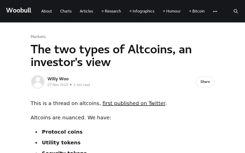 Screenshot of woobull.com