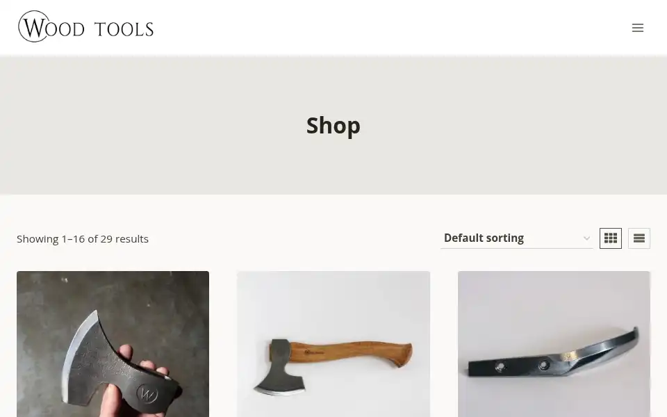 Screenshot of wood-tools.co.uk