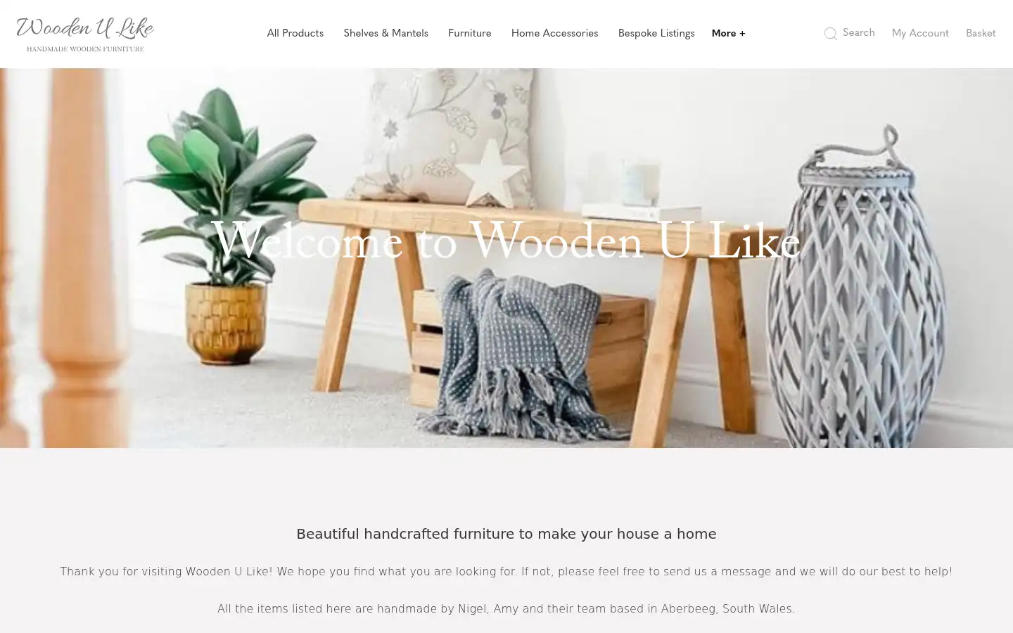 Screenshot of woodenulike.com