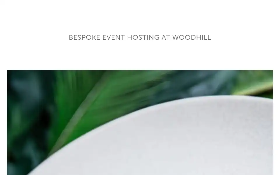 Screenshot of woodhillhall.co.uk