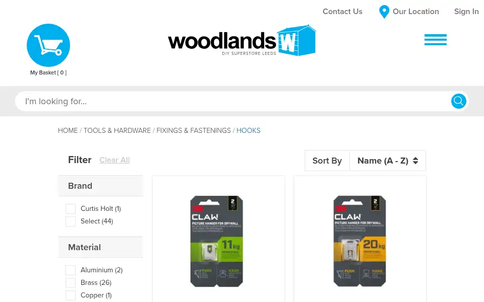 Screenshot of woodlandsdiy.com