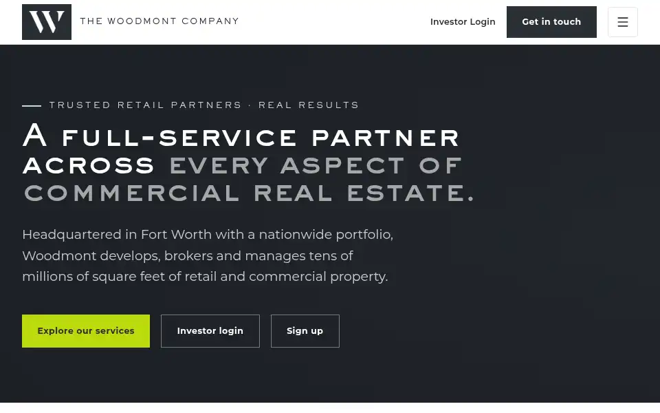 Screenshot of woodmont.com