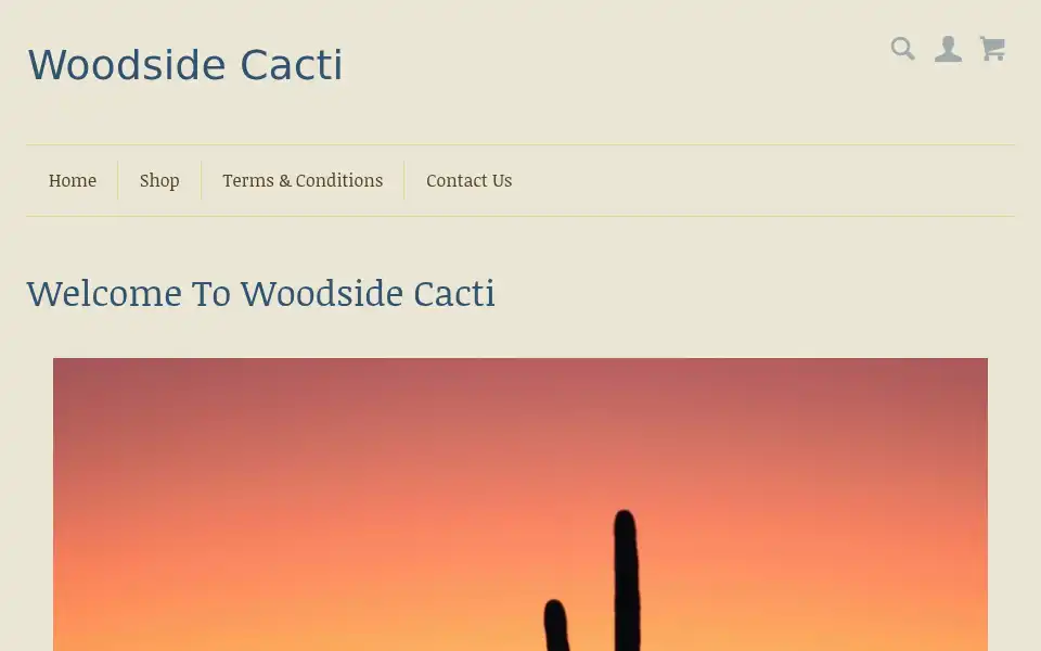 Screenshot of woodsidecacti.co.uk