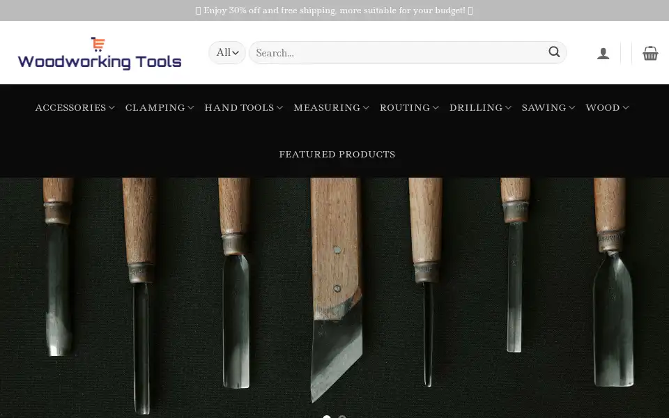 Screenshot of woodworkingtoolsshop.com