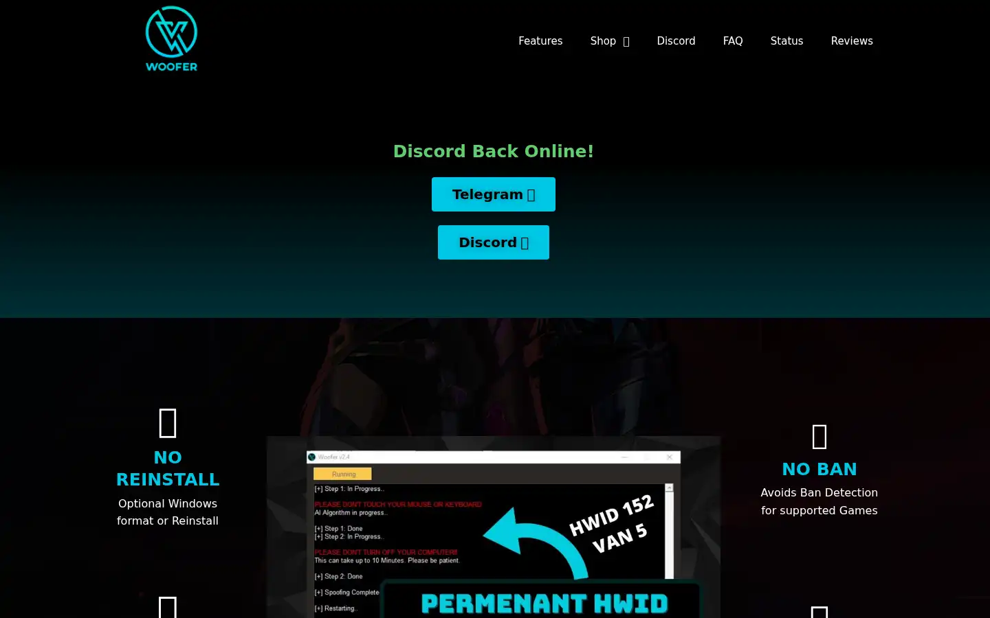 Screenshot of wooferpro.com