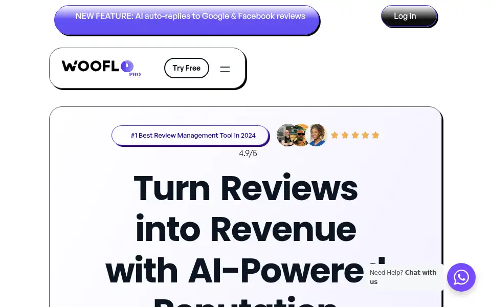Screenshot of wooflo.pro