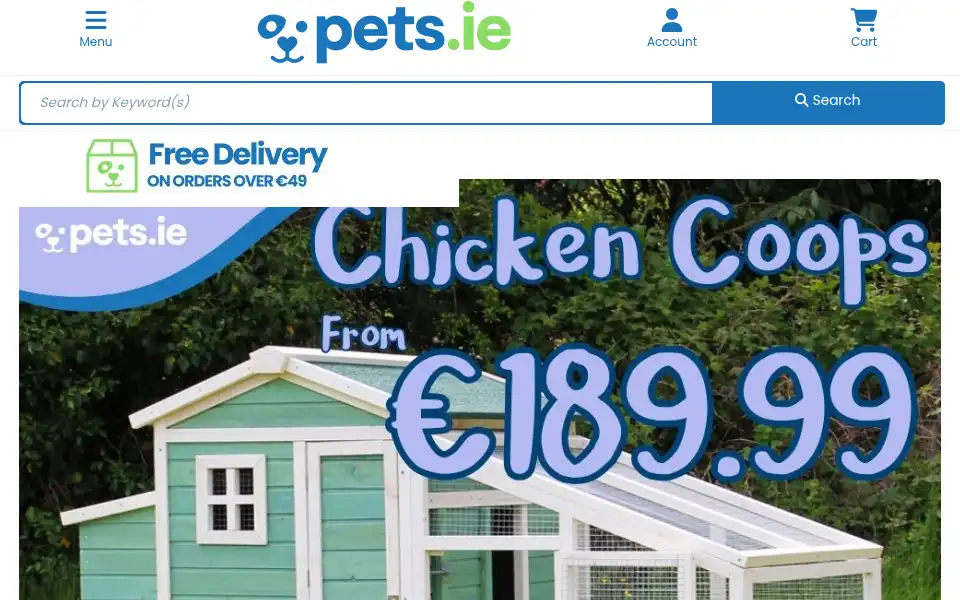 Screenshot of woofs.ie