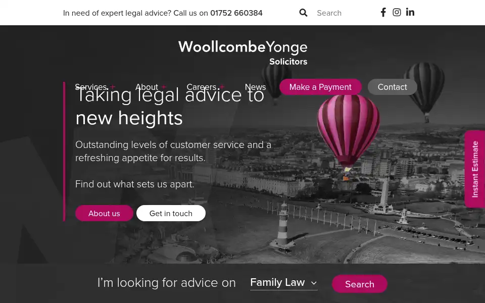 Screenshot of woollcombeyonge.co.uk