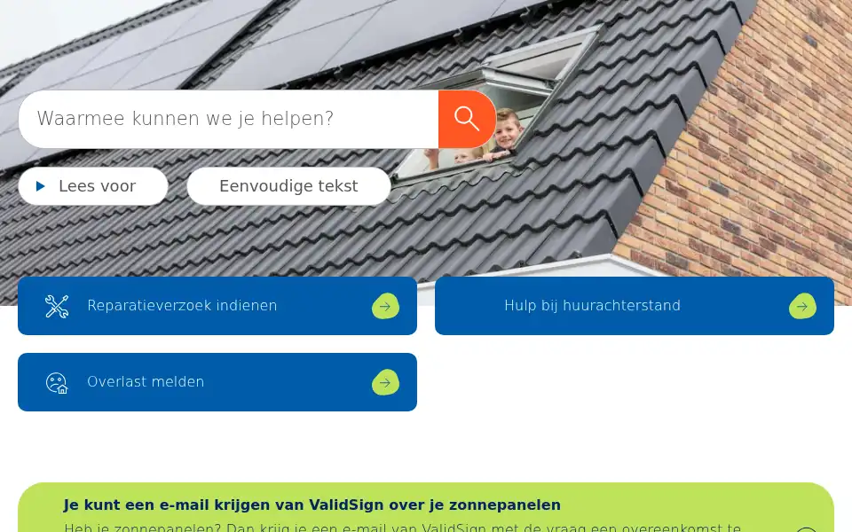 Screenshot of woonfriesland.nl