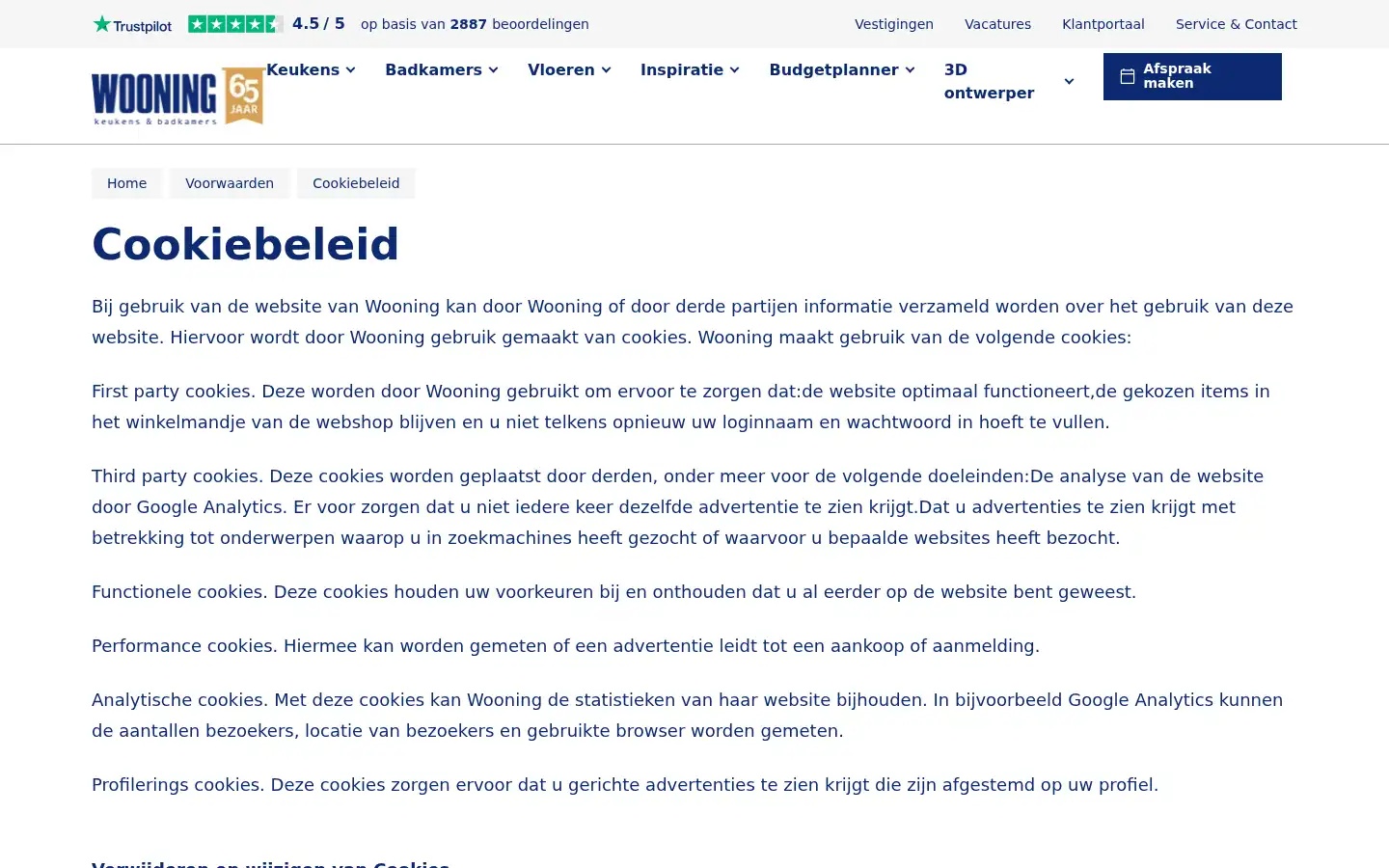 Screenshot of wooning.nl