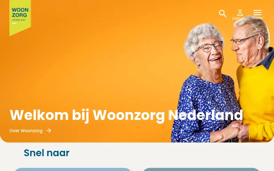 Screenshot of woonzorg.nl