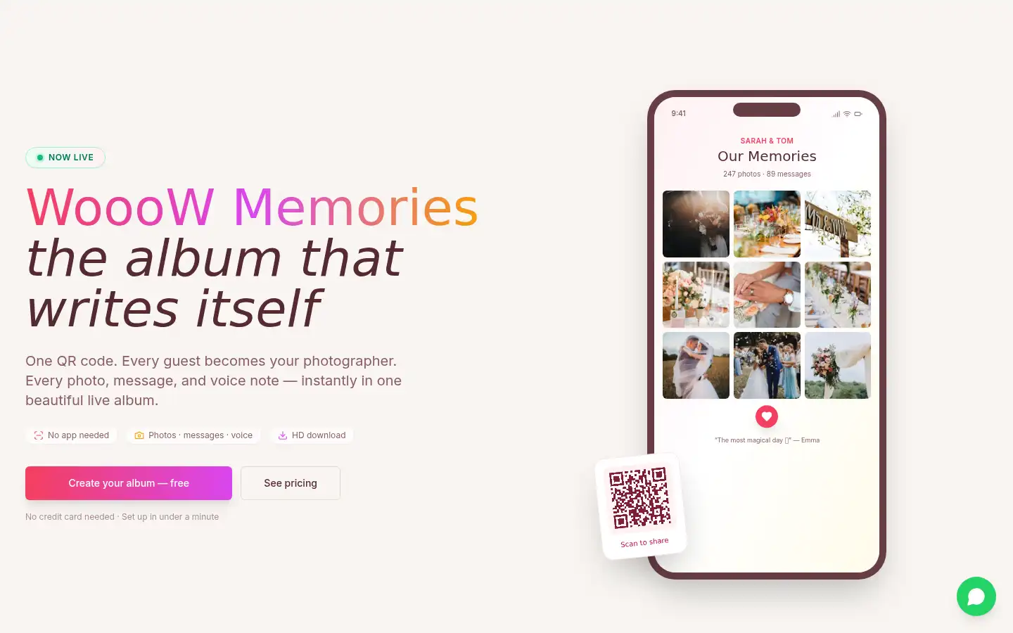 Screenshot of wooowinvites.com