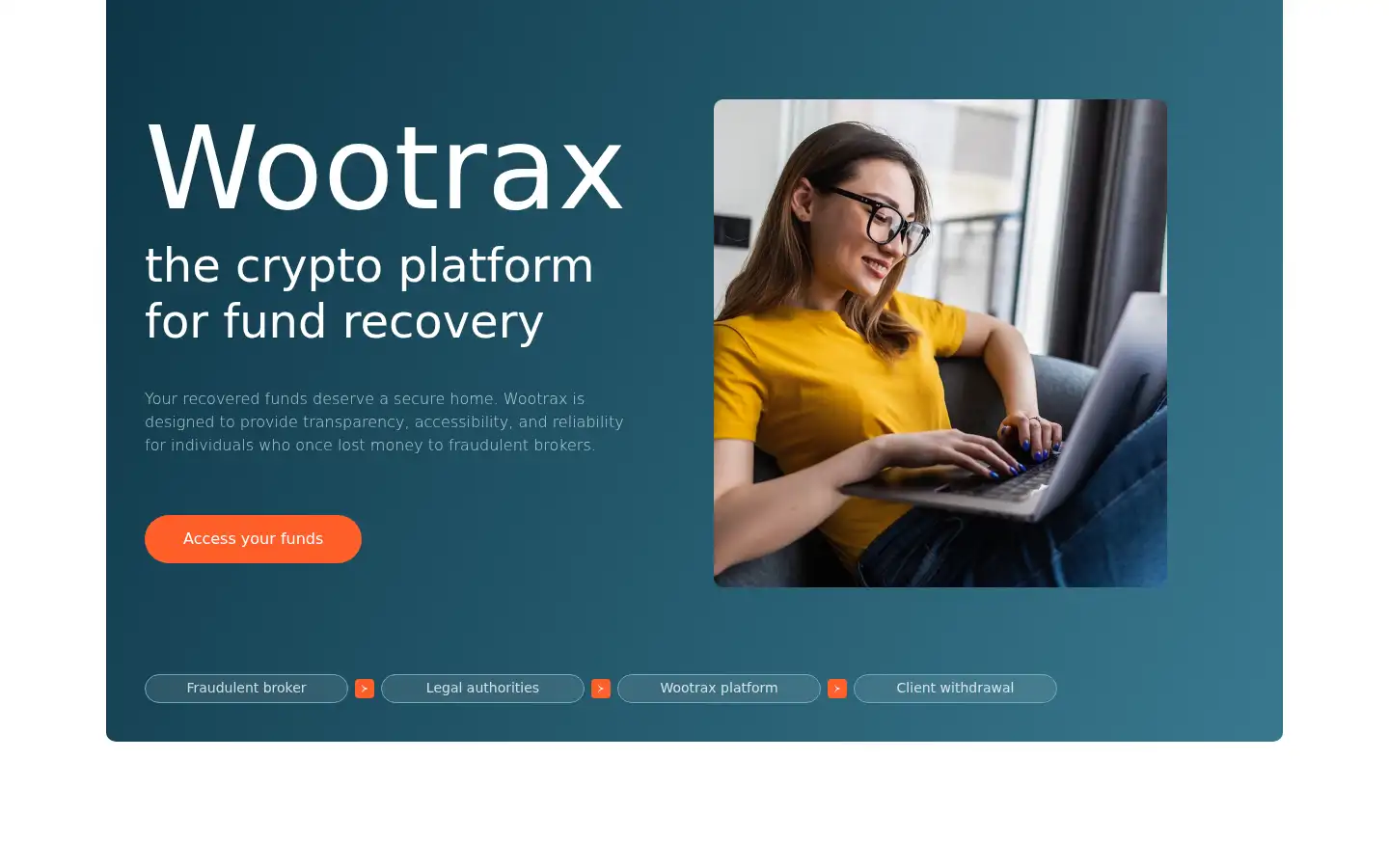 Screenshot of wootrax.io