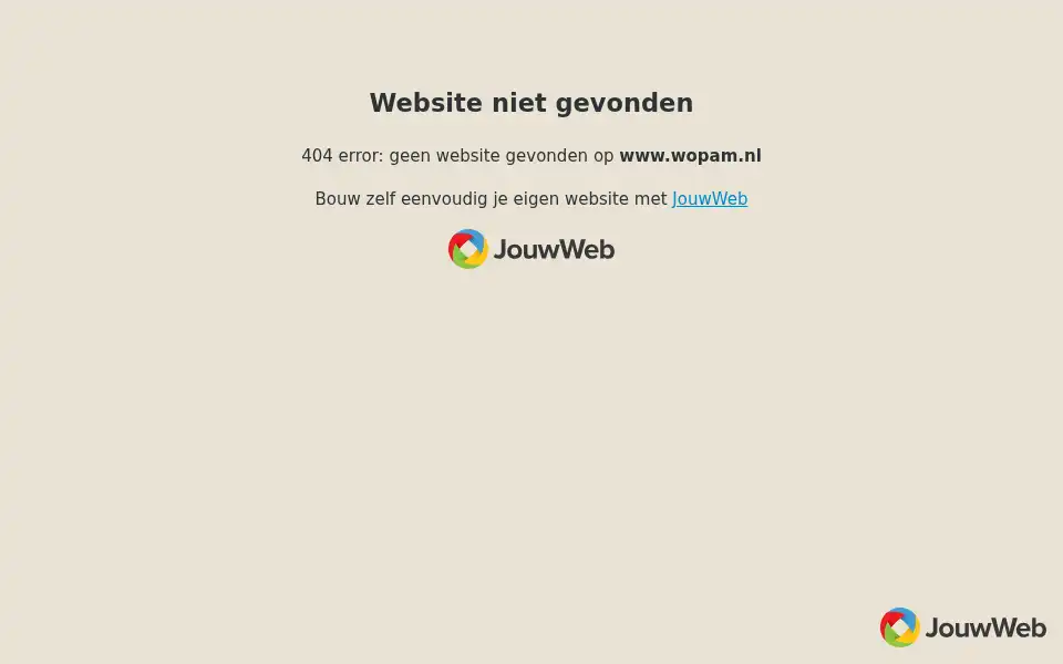 Screenshot of wopam.nl
