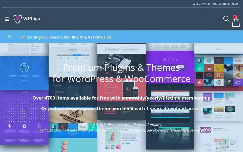 Screenshot of wordpressliga.com