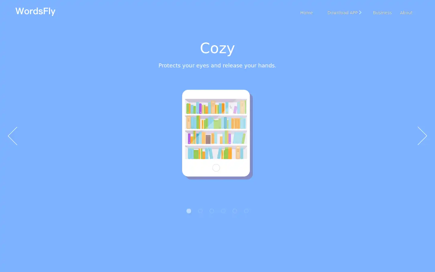 Screenshot of words-fly.com