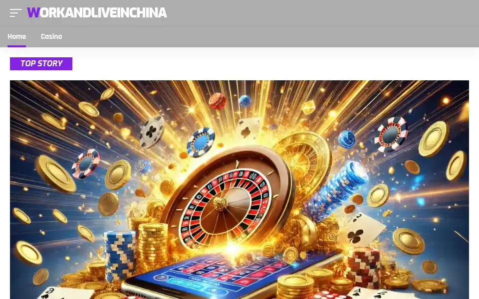 Screenshot of workandliveinchina.com