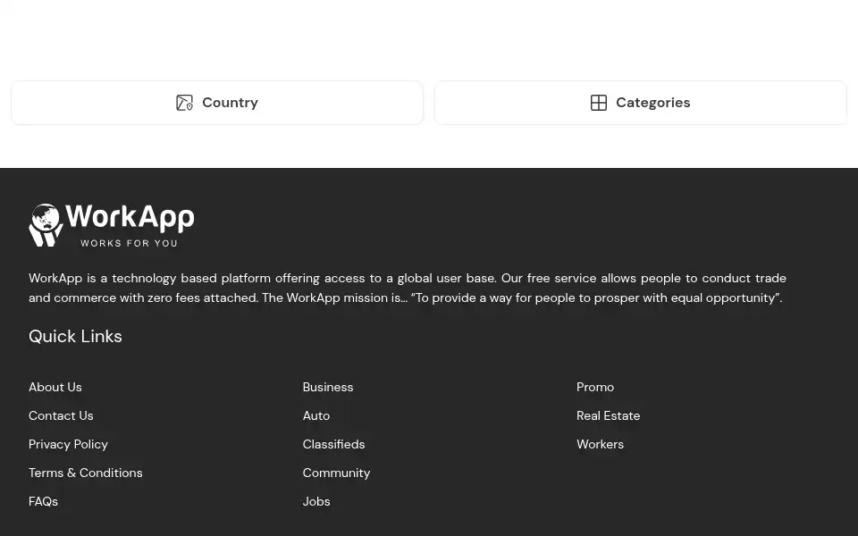 Screenshot of workapp.world