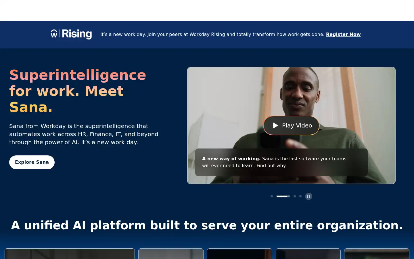 Screenshot of workday.com