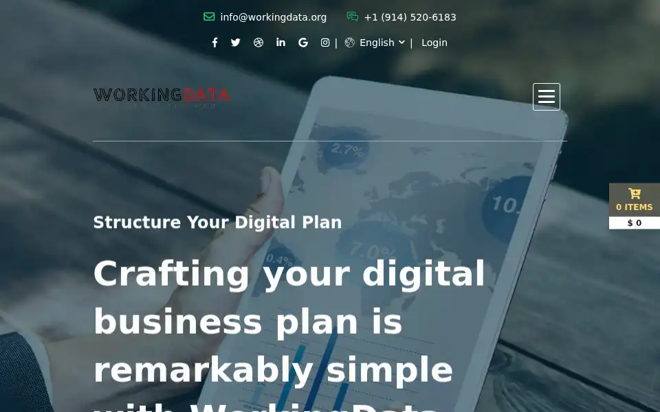 Screenshot of workingdata.org