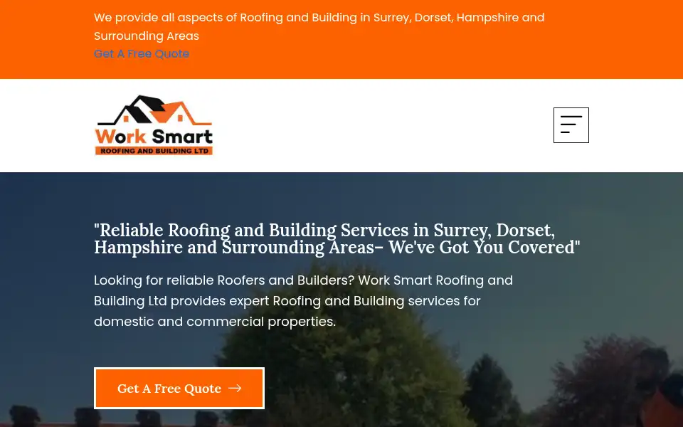 Screenshot of worksmartroofingandbuilding.co.uk