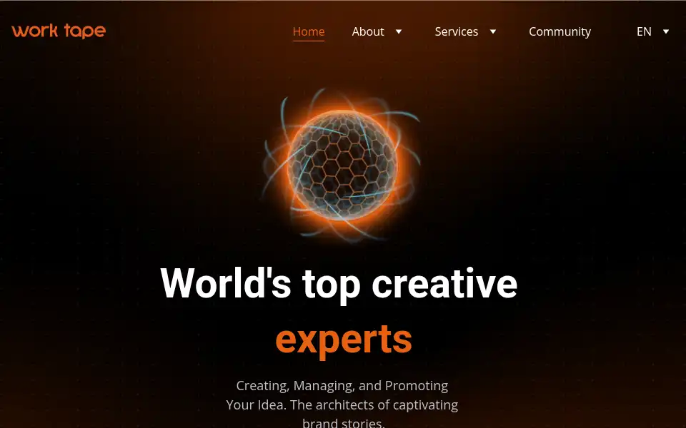 Screenshot of worktape.co