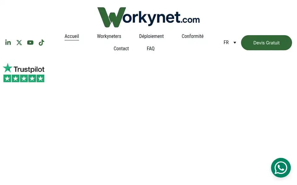 Screenshot of workynet.com