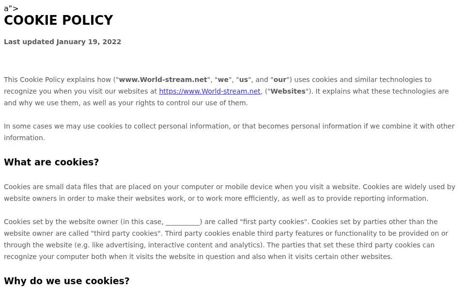 Screenshot of world-stream.net